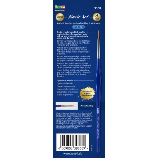 Painta Professional Brushes: Basic Set - Revell 39560