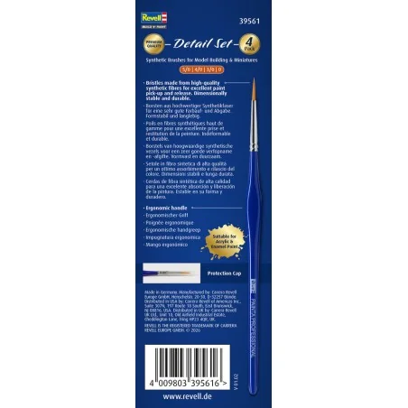 Painta Professional Brushes: Detail Set - Revell 39561