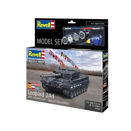 Model Set Leopard 2A4 - Special Decoration 40th An, 1/35 - Revell 6...