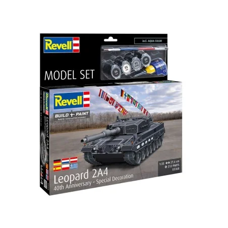 Model Set Leopard 2A4 - Special Decoration 40th An, 1/35 - Revell 6...