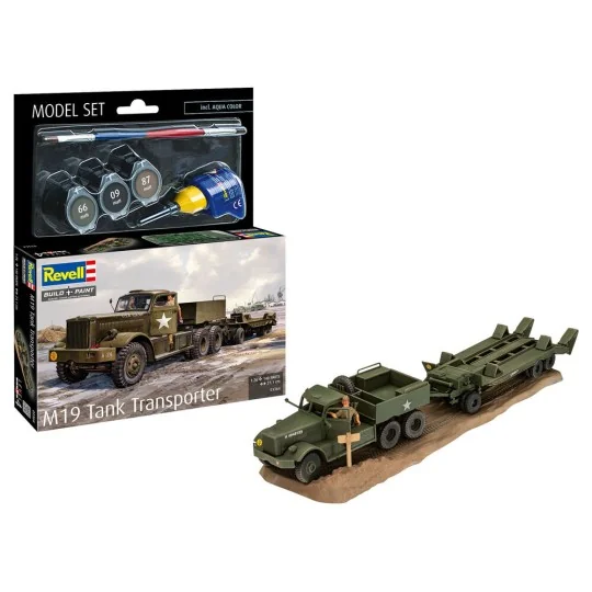 Model Set M19 Tank Transporter, 1/76 - Revell 63364
