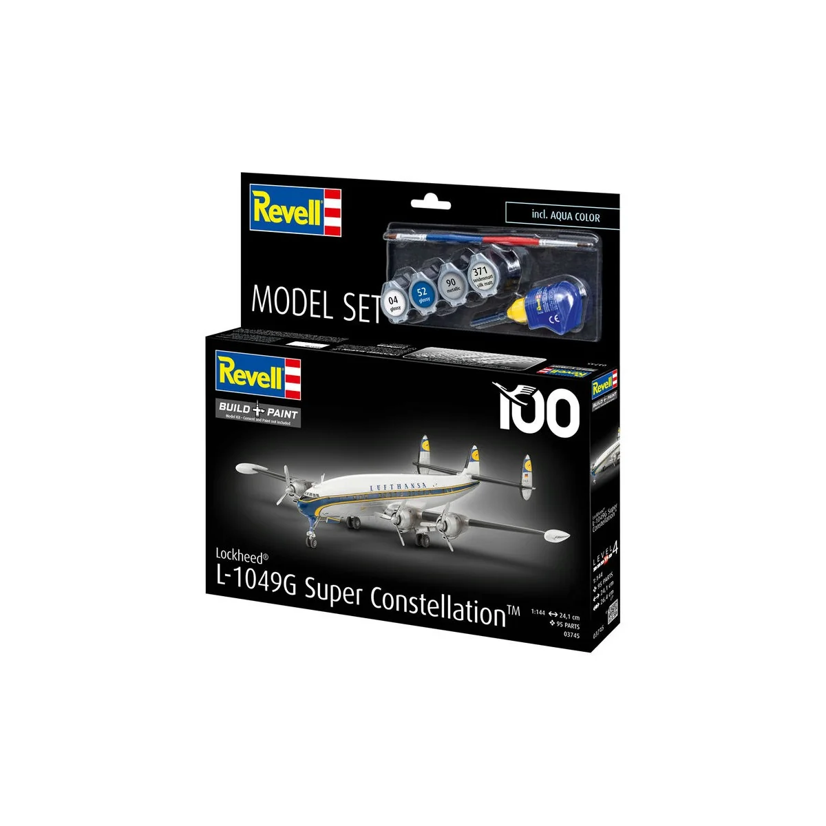 Model Set Lockheed L.1049G Super Constellation Luf, 1/144 - Revell ...