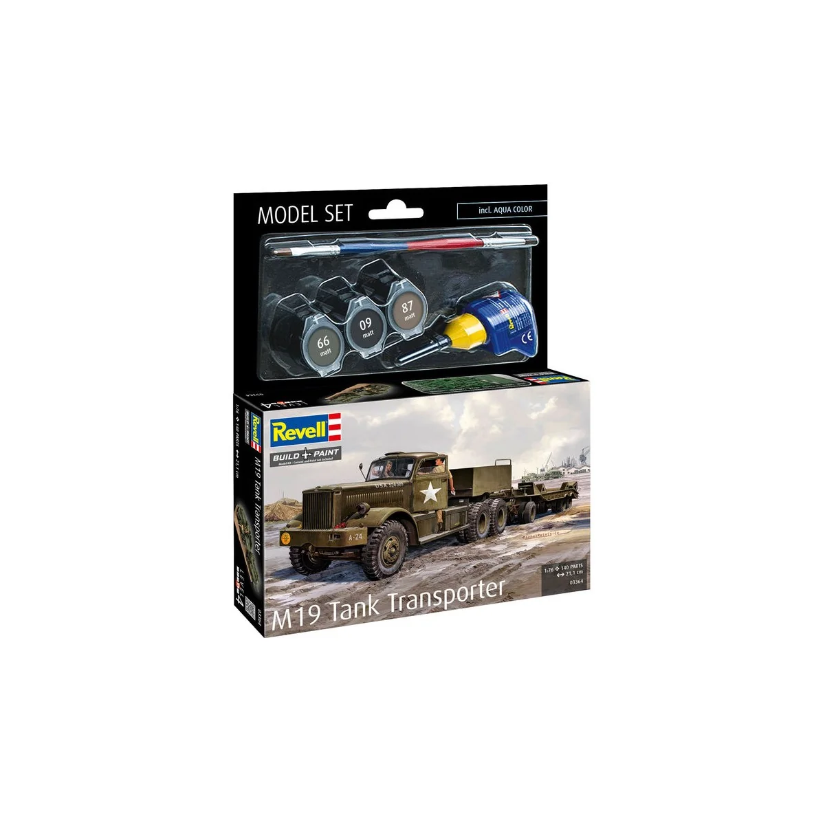 Model Set M19 Tank Transporter, 1/76 - Revell 63364