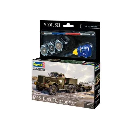 Model Set M19 Tank Transporter, 1/76 - Revell 63364