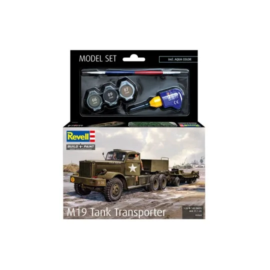 Model Set M19 Tank Transporter, 1/76 - Revell 63364