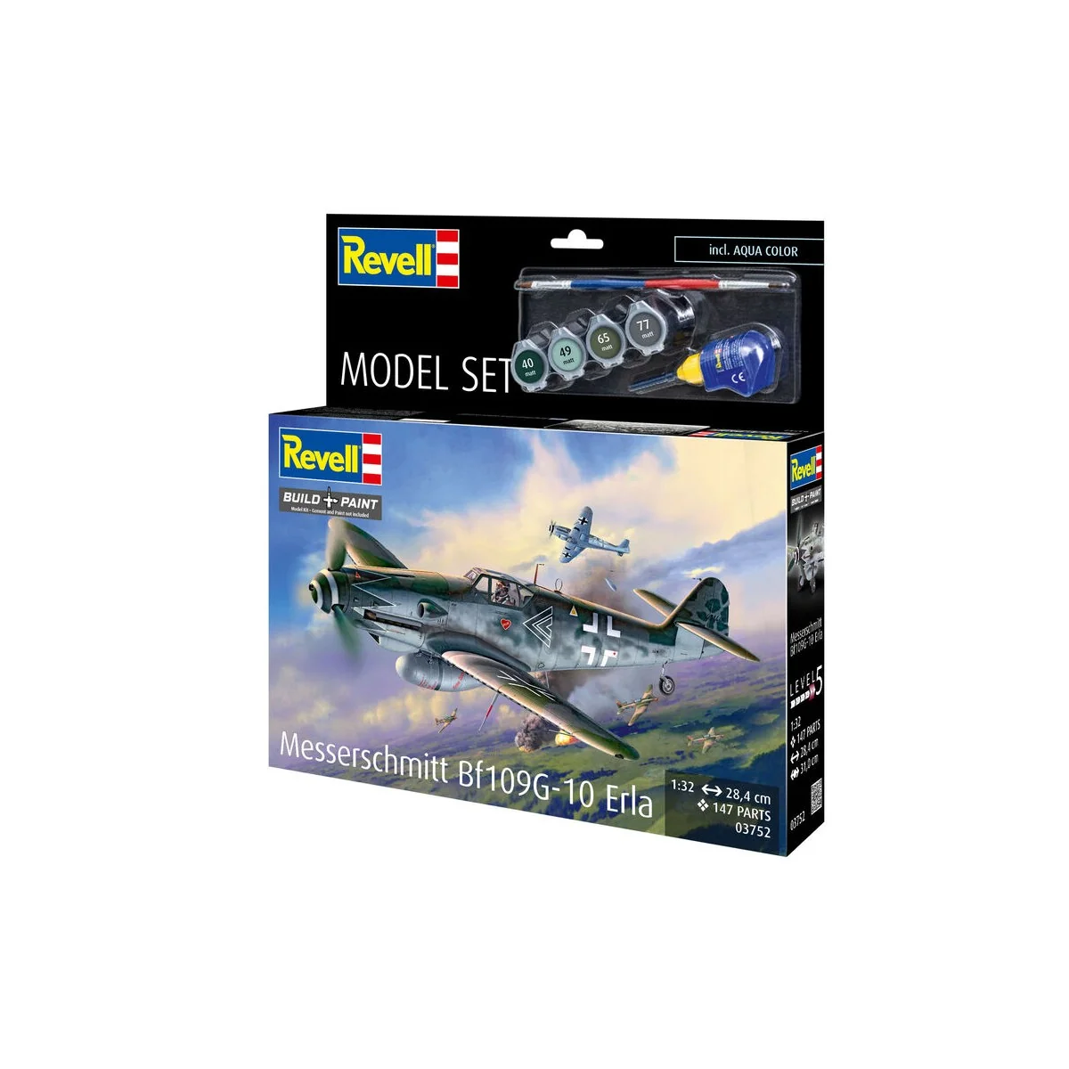 Model Set Messerschmitt Bf109G-10 Erla, 1/32 - Revell 63752