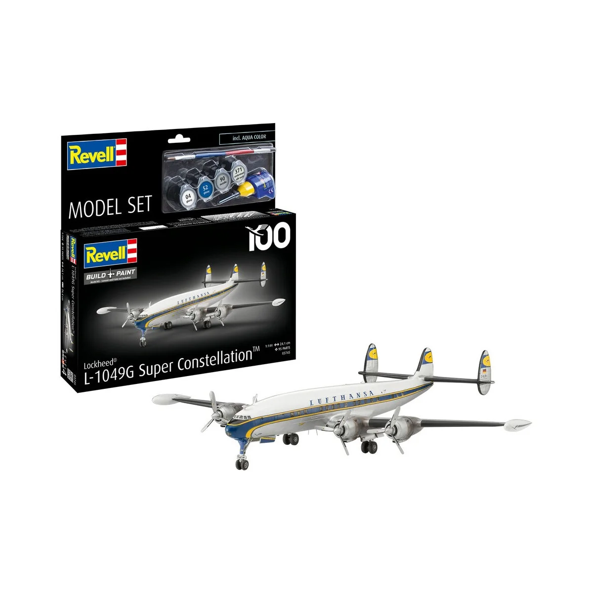 Model Set Lockheed L.1049G Super Constellation Luf, 1/144 - Revell ...