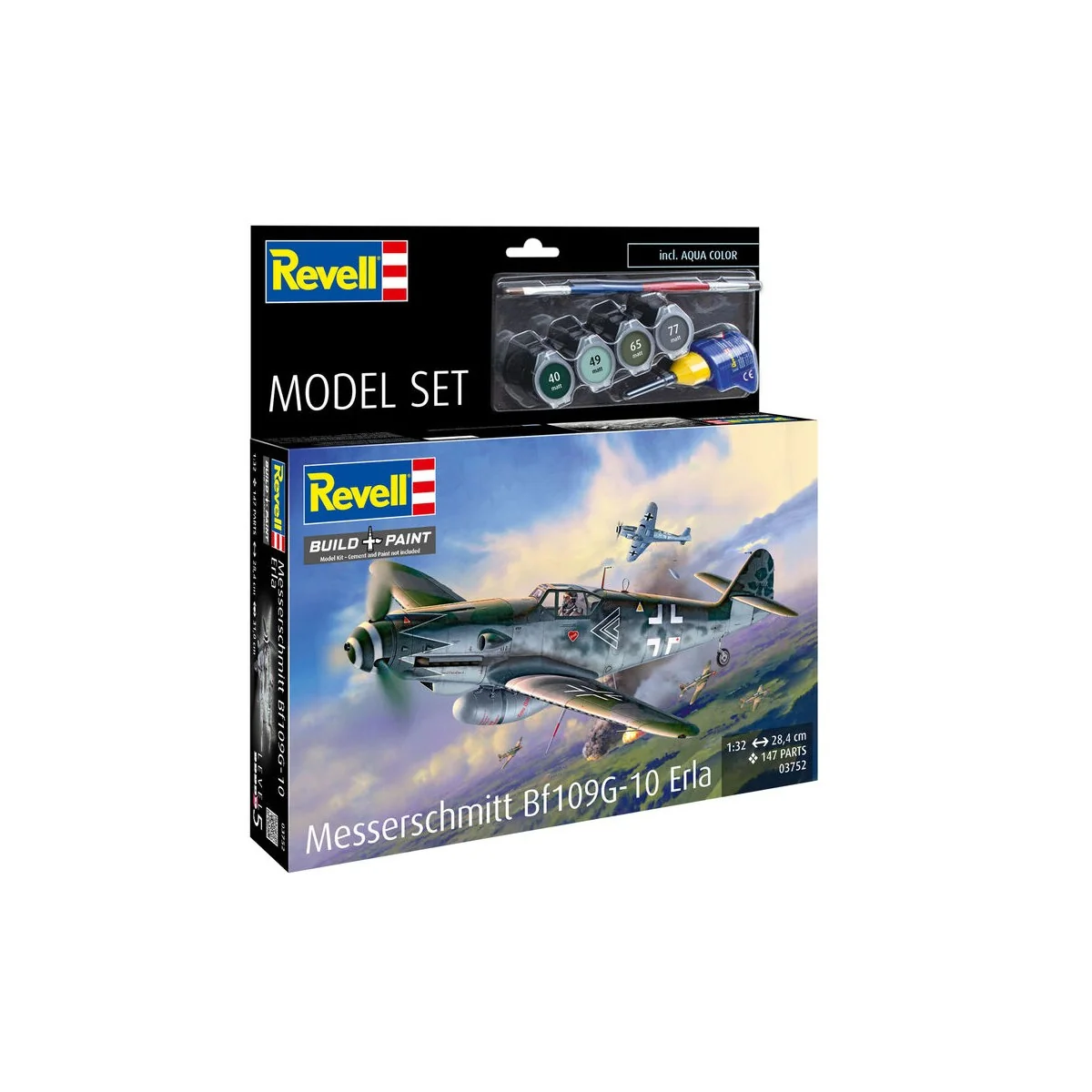 Model Set Messerschmitt Bf109G-10 Erla, 1/32 - Revell 63752