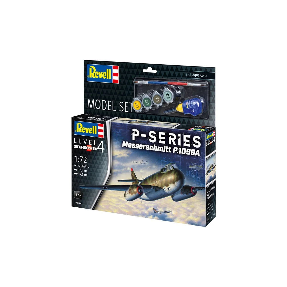 Model Set Messerschmitt P.1099A - P-Series, 1/72 - Revell 63774