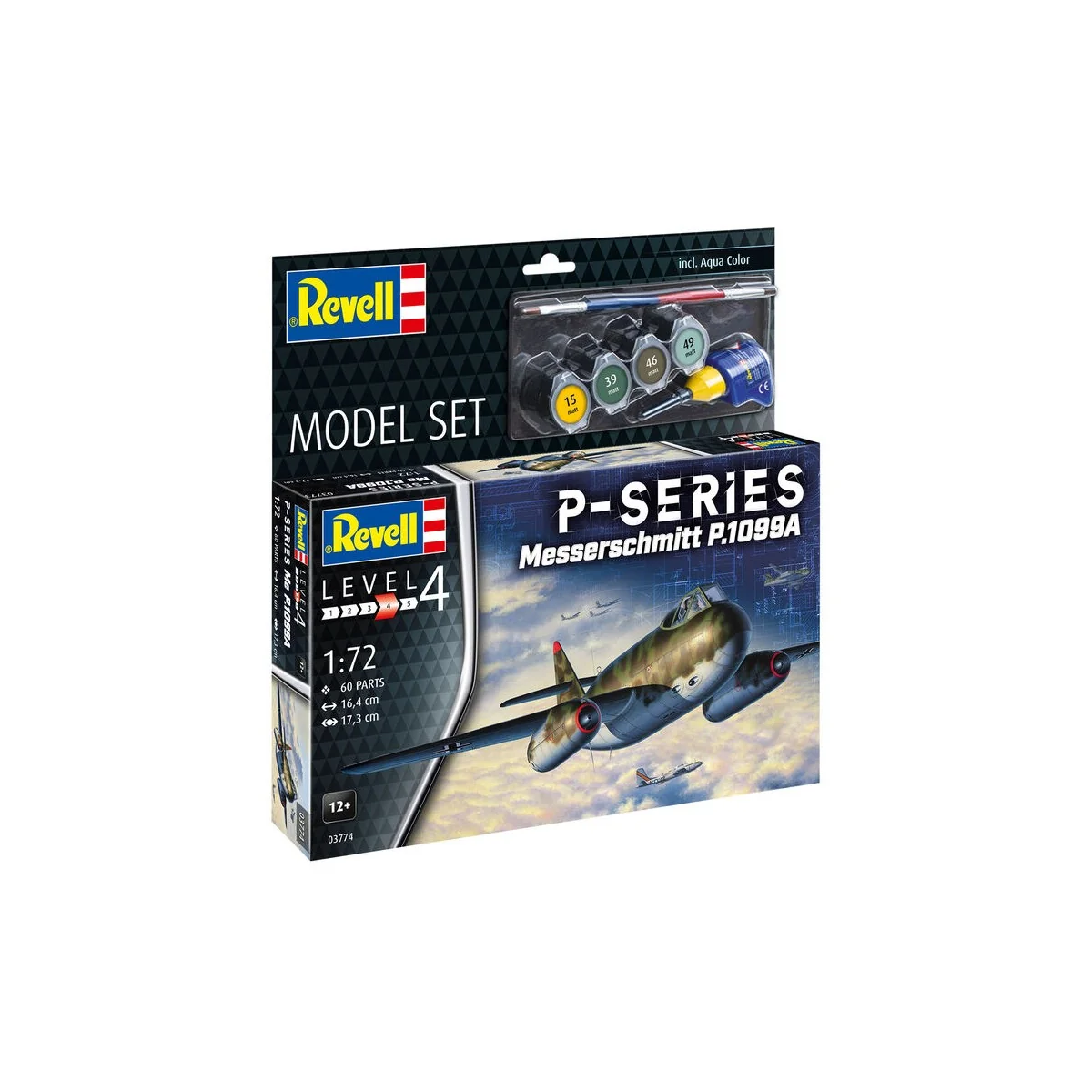 Model Set Messerschmitt P.1099A - P-Series, 1/72 - Revell 63774
