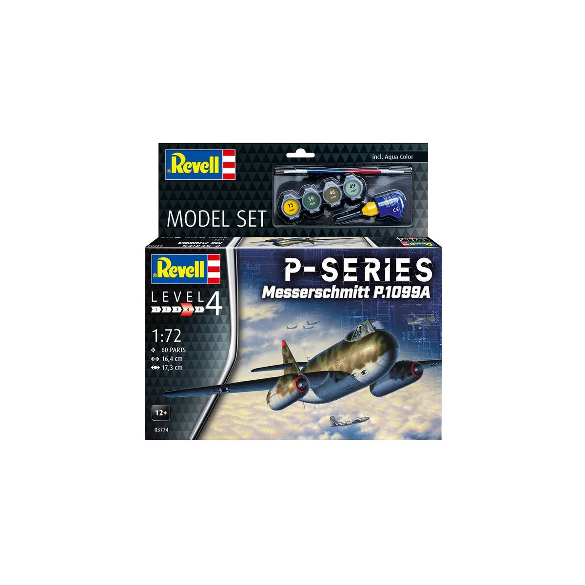Model Set Messerschmitt P.1099A - P-Series, 1/72 - Revell 63774