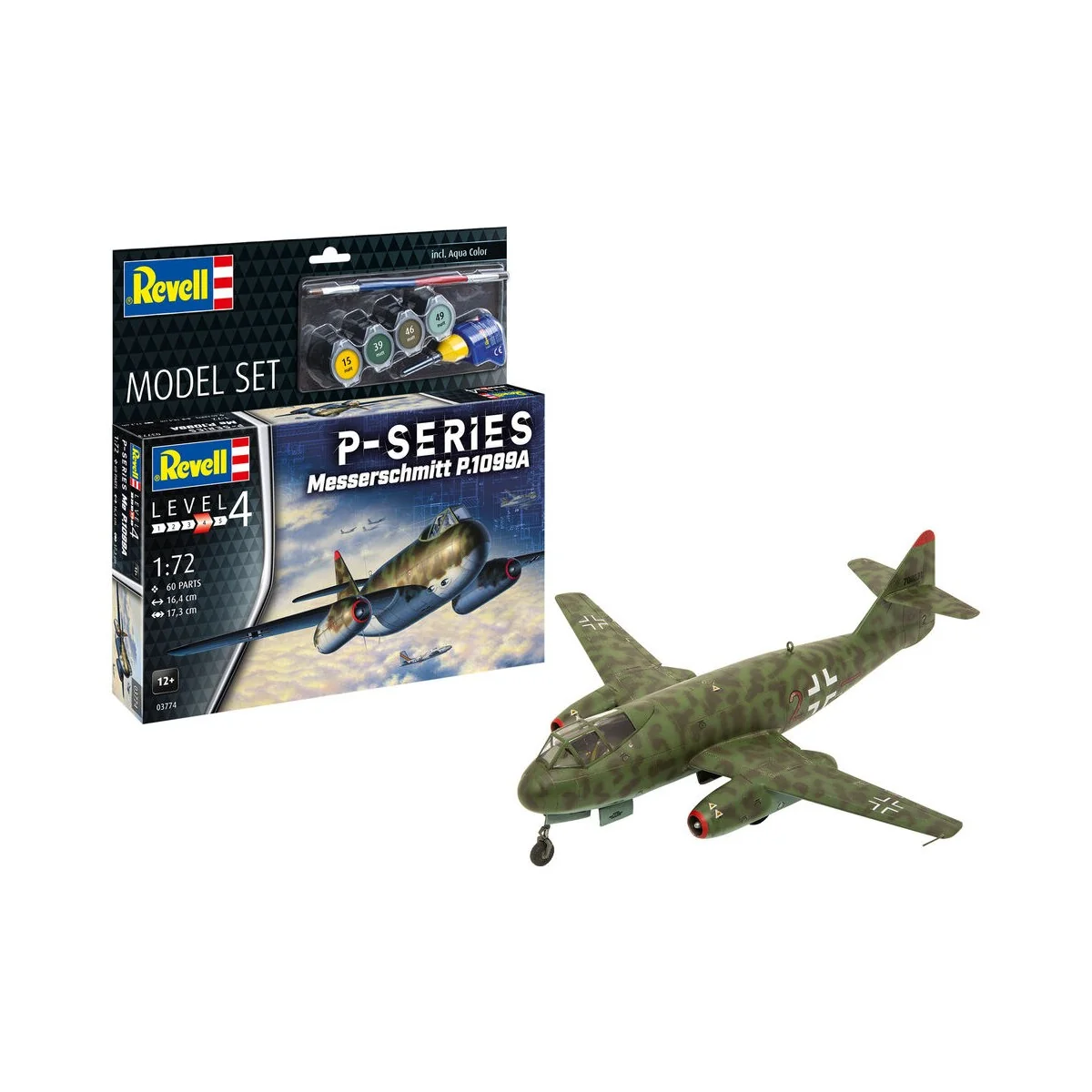 Model Set Messerschmitt P.1099A - P-Series, 1/72 - Revell 63774