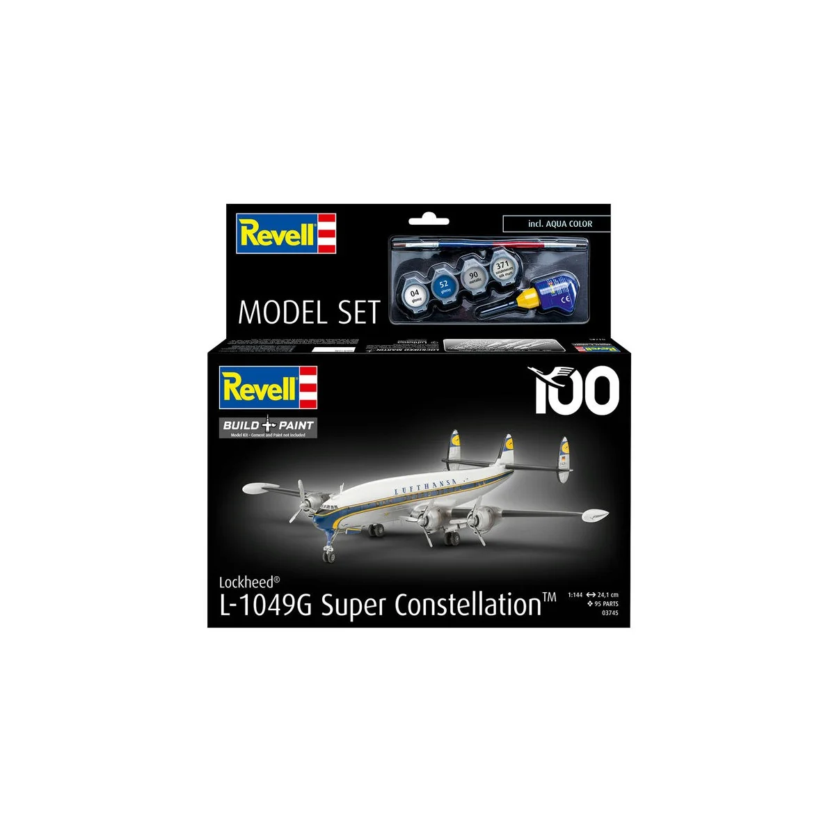 Model Set Lockheed L.1049G Super Constellation Luf, 1/144 - Revell ...