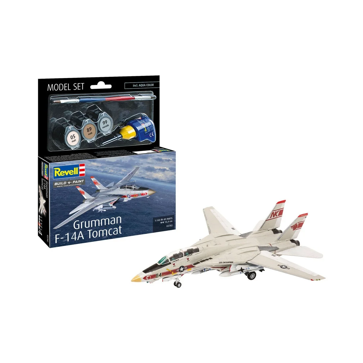 Model Set Grumman F-14A Tomcat, 1/144 - Revell 63782