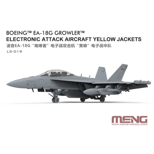 Boeing EA-18G Growler Electronic Attack Aircraft Yellow Jackets, 1/...