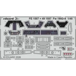 Fw 190D-9 for Miniart, 1/48 - Eduard Accessories FE1587 2