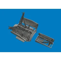 F-16C wheel bays & legs heavyweight PRINT 1/48 for Tamiya, 1/48 - E... 2