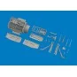 F-16C wheel bays & legs heavyweight PRINT 1/48 for Tamiya, 1/48 - E...