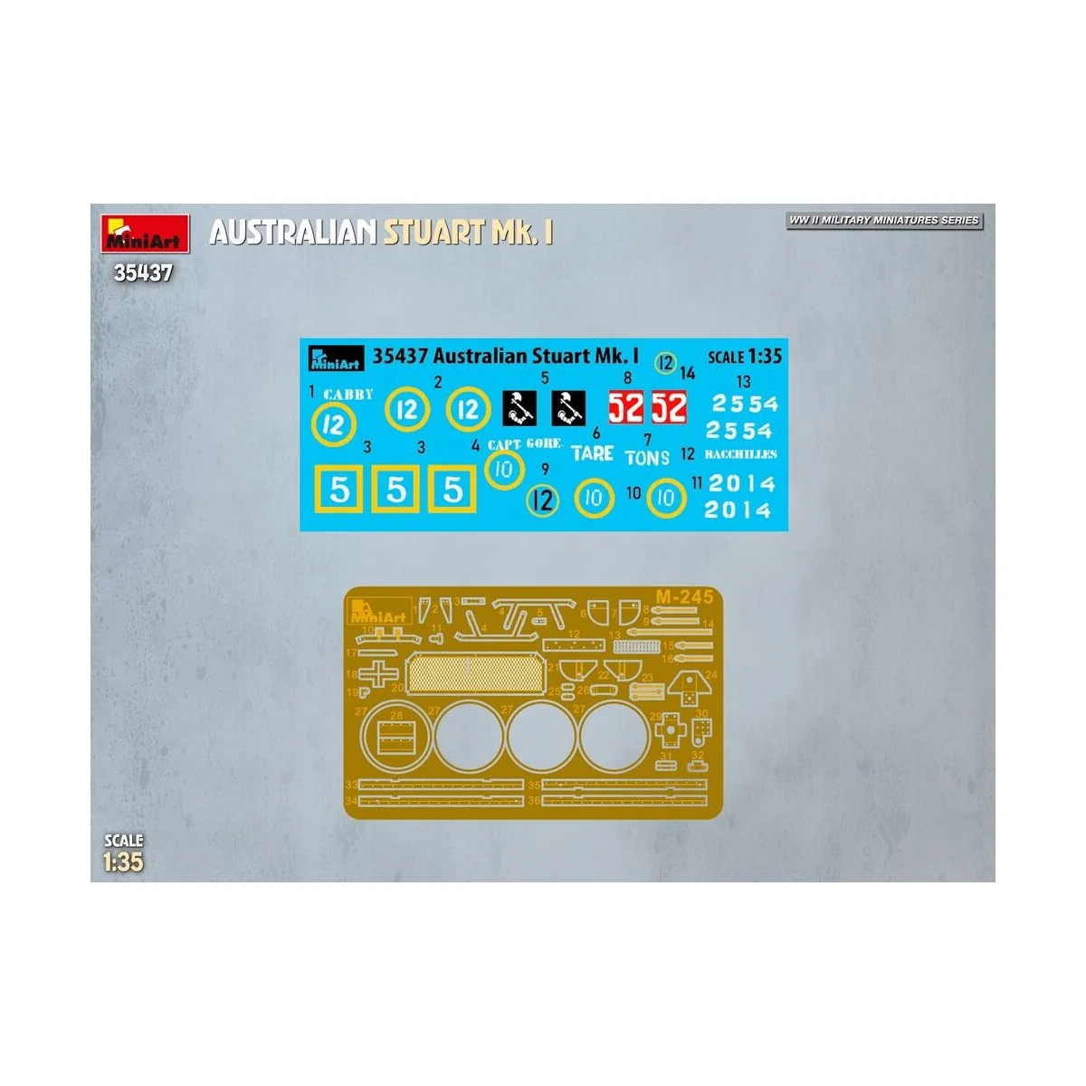Australian Stuart Mk. I, 1/35 - MiniArt 35437