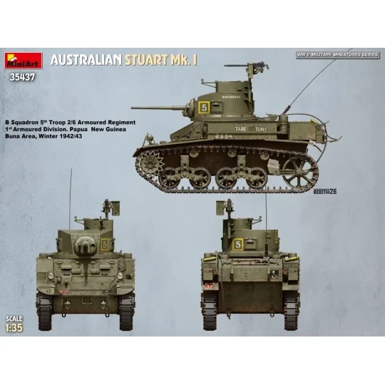 Australian Stuart Mk. I, 1/35 - MiniArt 35437