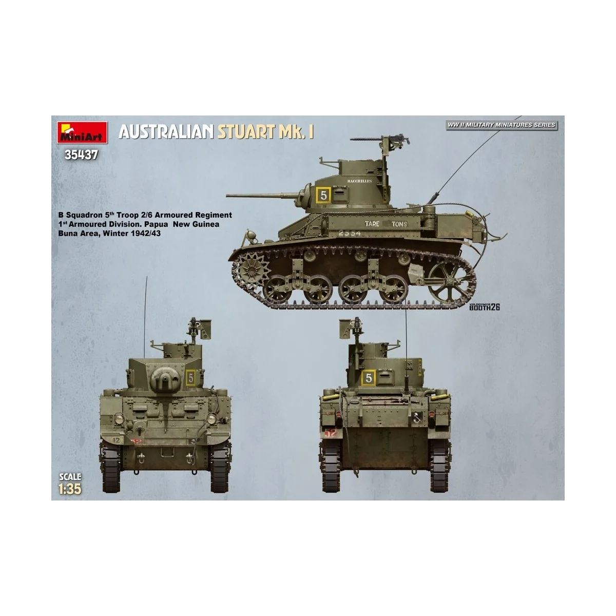 Australian Stuart Mk. I, 1/35 - MiniArt 35437