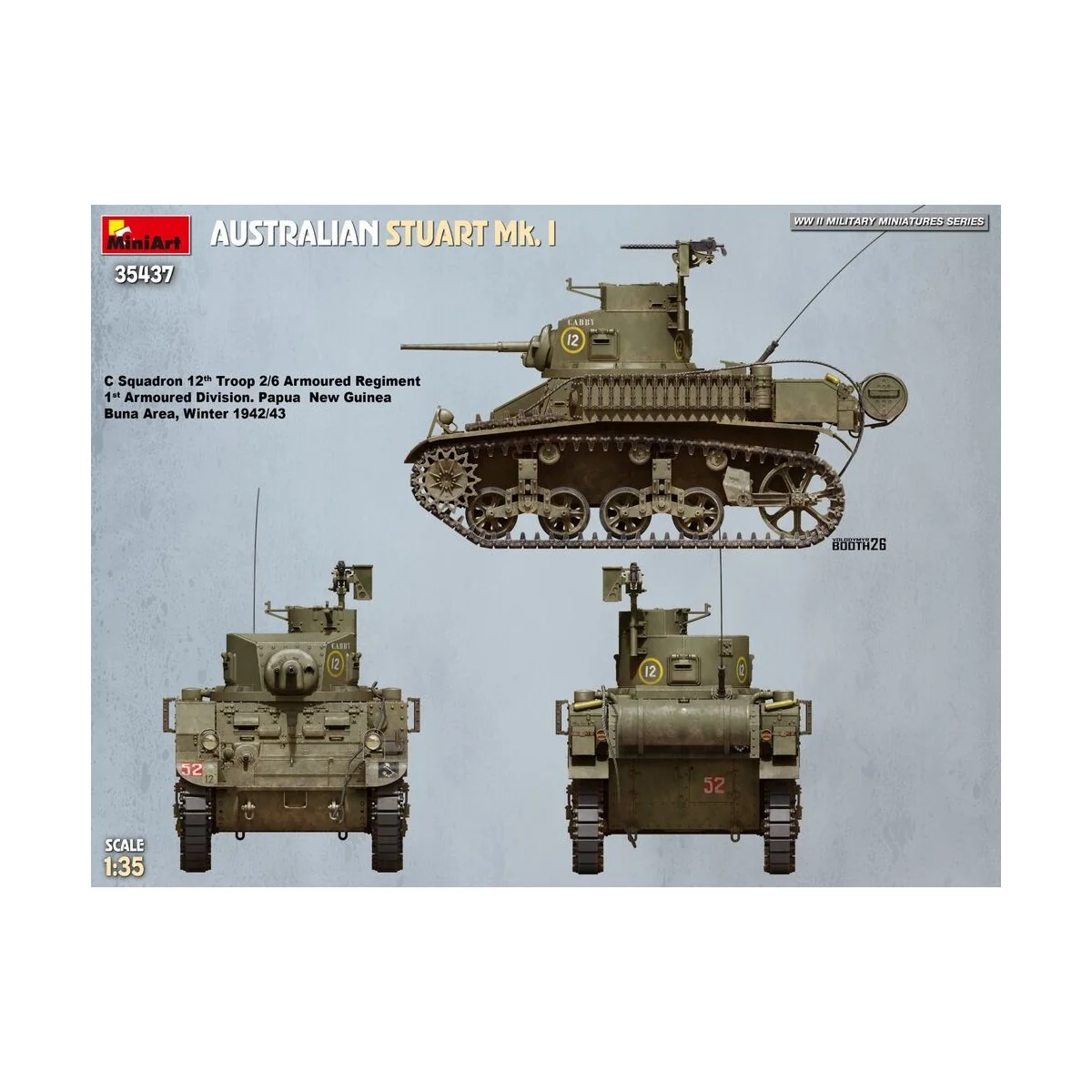 Australian Stuart Mk. I, 1/35 - MiniArt 35437