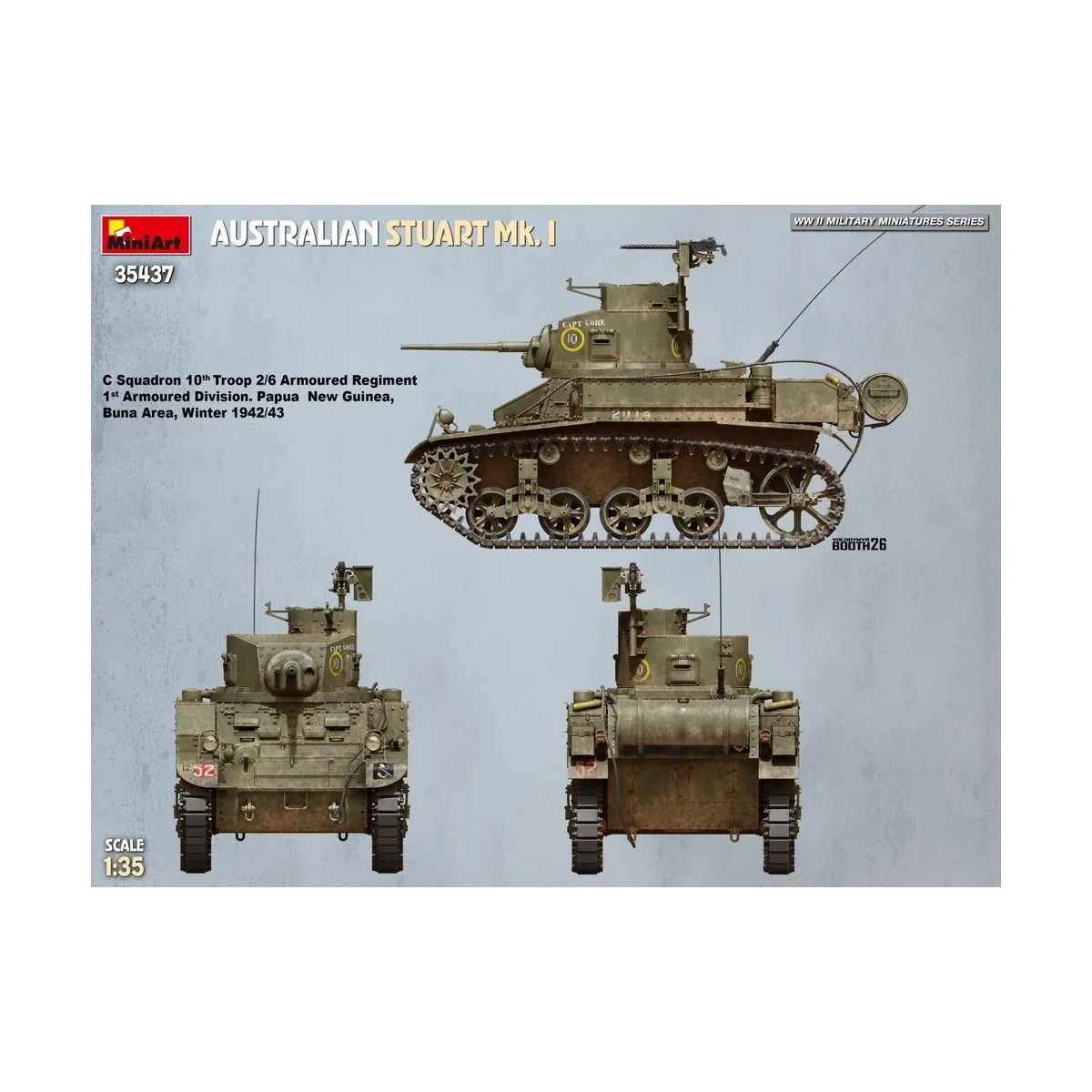 Australian Stuart Mk. I, 1/35 - MiniArt 35437