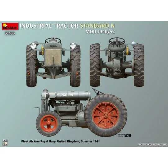 Standard N Industrial Tractor. Mod.1940/42, 1/35 - MiniArt 35466