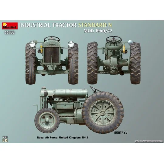 Standard N Industrial Tractor. Mod.1940/42, 1/35 - MiniArt 35466