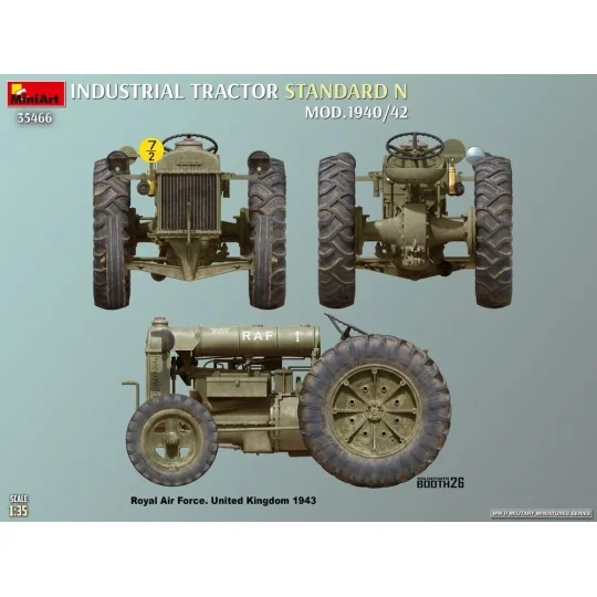 Standard N Industrial Tractor. Mod.1940/42, 1/35 - MiniArt 35466