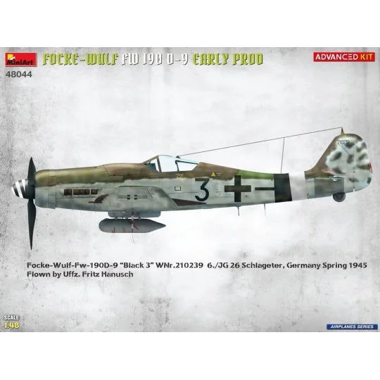 Focke-Wulf Fw 190D-9 Early Prod. Advanced Kit, 1/48 - MiniArt 48044