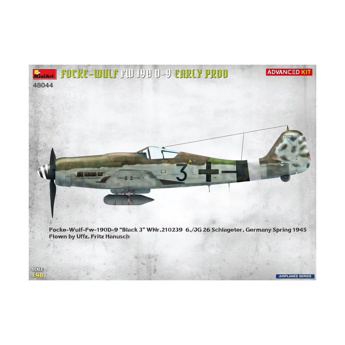 Focke-Wulf Fw 190D-9 Early Prod. Advanced Kit, 1/48 - MiniArt 48044