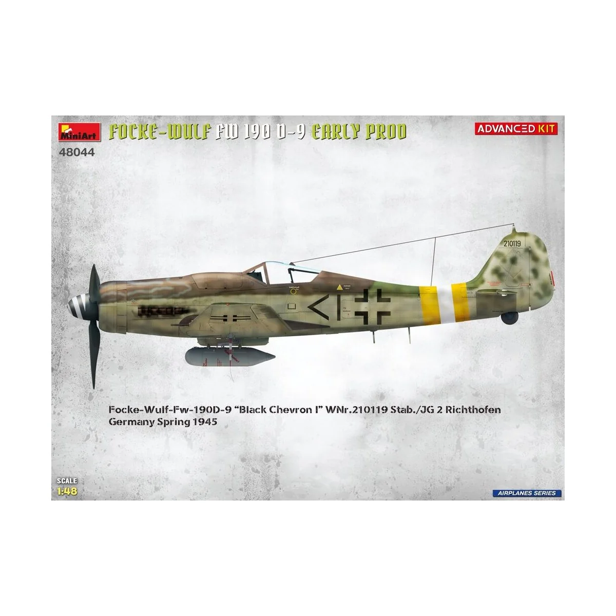 Focke-Wulf Fw 190D-9 Early Prod. Advanced Kit, 1/48 - MiniArt 48044