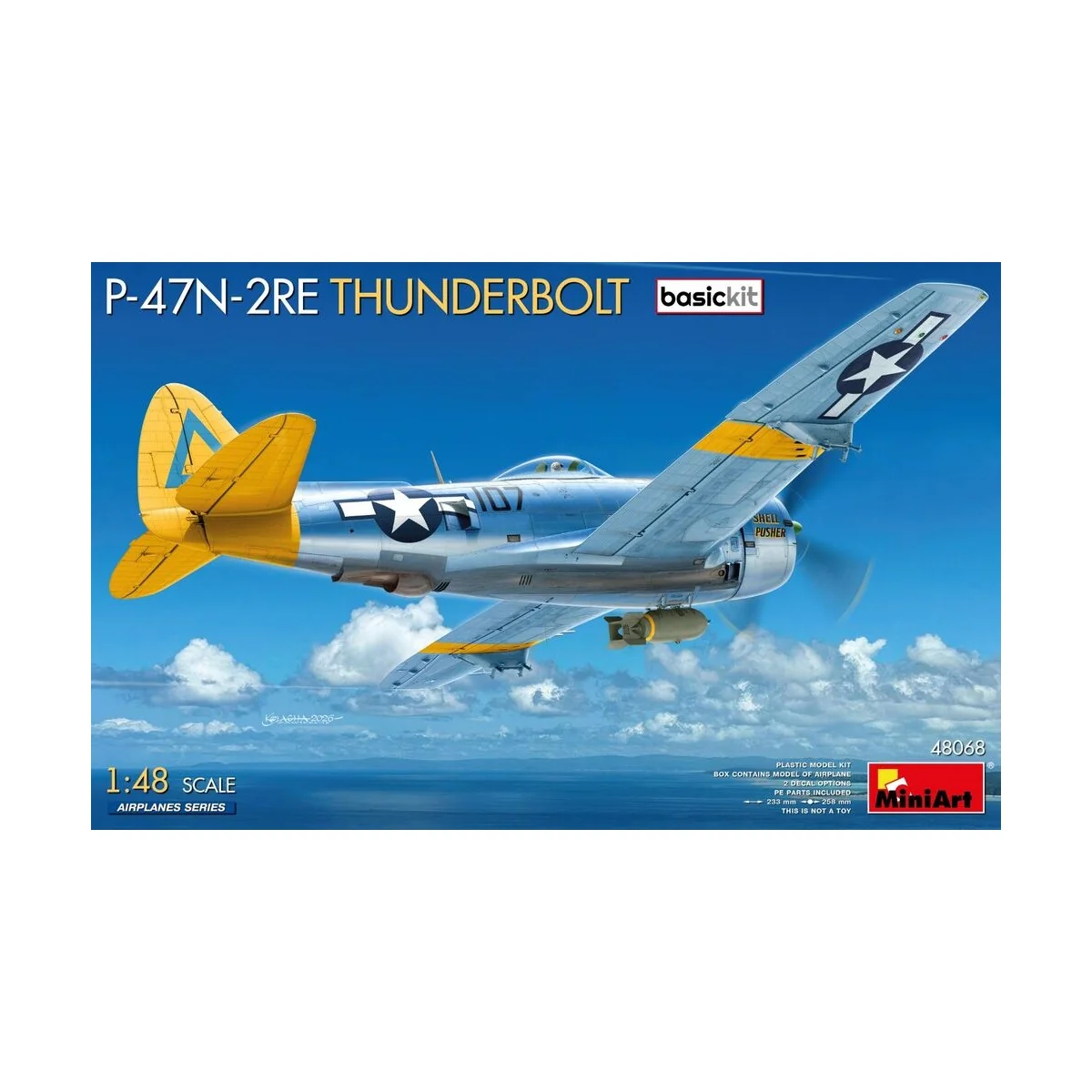 P-47N-2RE Thunderbolt. Basic Kit, 1/48 - MiniArt 48068