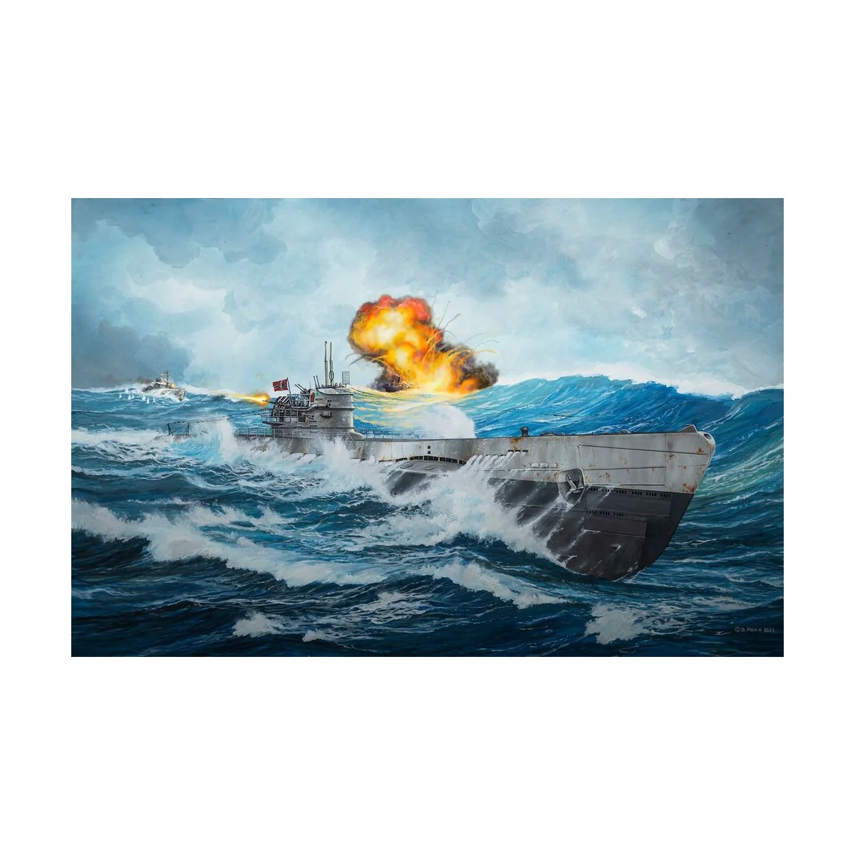 German Submarine Type IX C/40 (U190) - Revell 5167