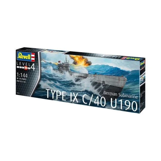 German Submarine Type IX C/40 (U190) - Revell 5167