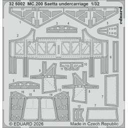 MC.200 Saetta for Italeri, 1/32 - Eduard Accessories BIG33175