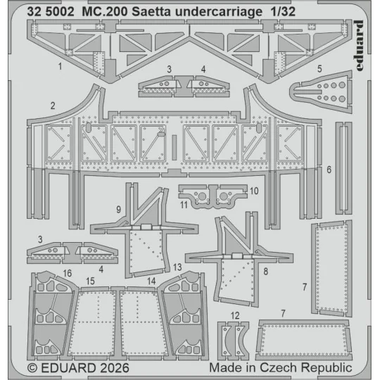 MC.200 Saetta for Italeri, 1/32 - Eduard Accessories BIG33175
