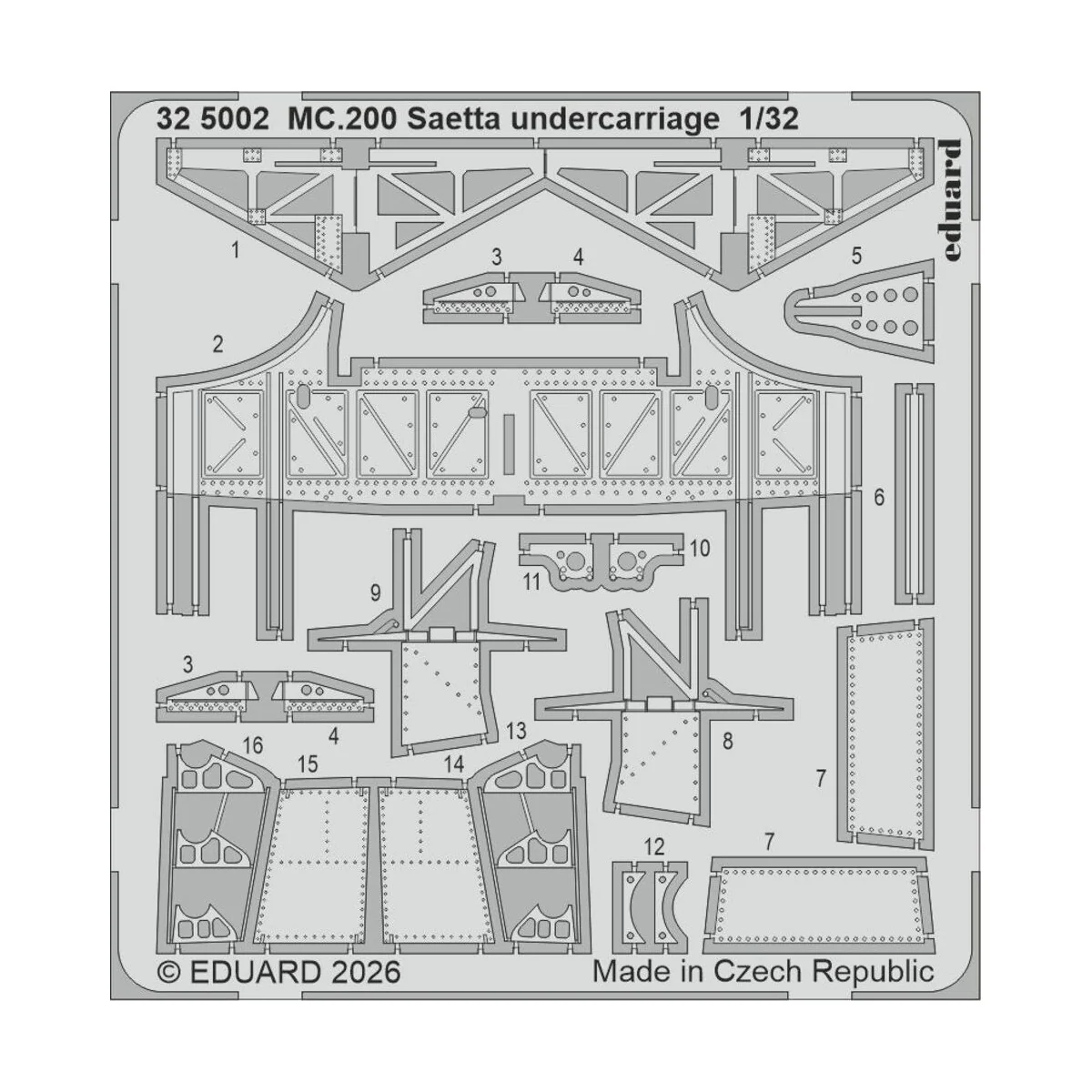 MC.200 Saetta for Italeri, 1/32 - Eduard Accessories BIG33175