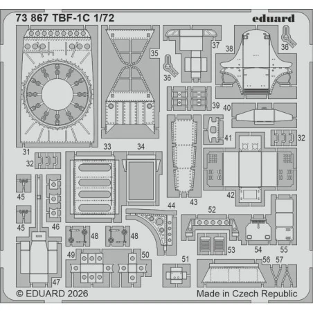 TBF-1C for Hobby Boss, 1/72 - Eduard Accessories BIG72191