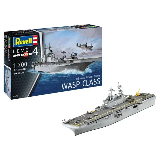 US Navy Assault Carrier WASP CLASS, 1/700 - Revell 5178
