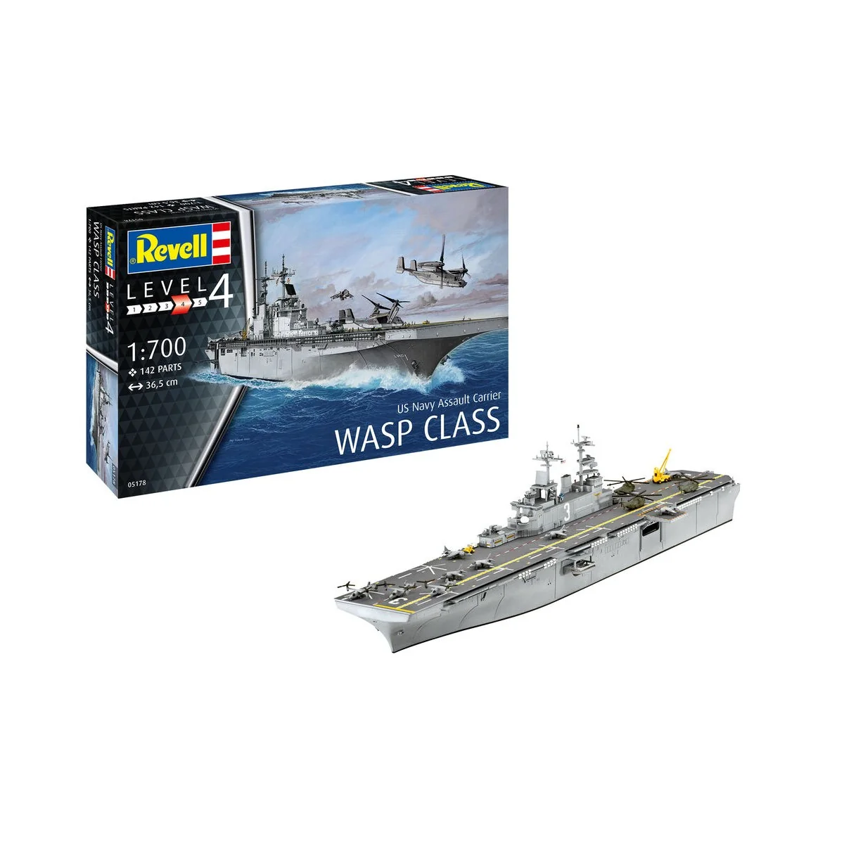 US Navy Assault Carrier WASP CLASS - Revell 5178