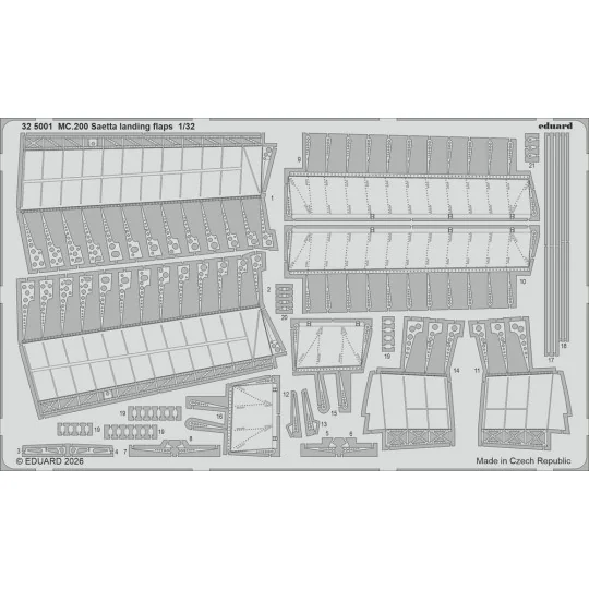 MC.200 Saetta for Italeri, 1/32 - Eduard Accessories BIG33175