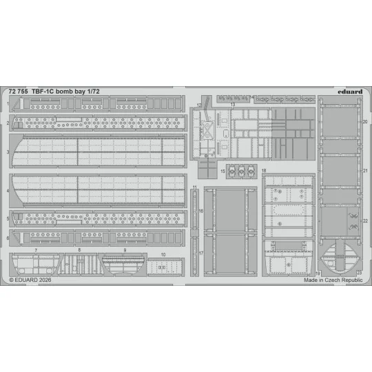 TBF-1C for Hobby Boss, 1/72 - Eduard Accessories BIG72191