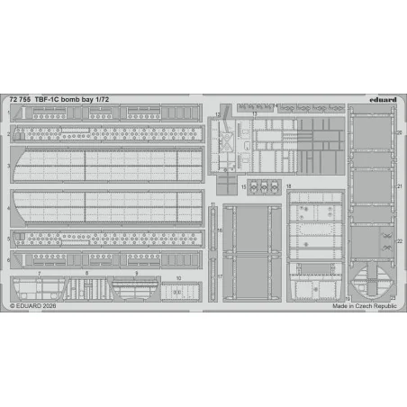 TBF-1C for Hobby Boss, 1/72 - Eduard Accessories BIG72191