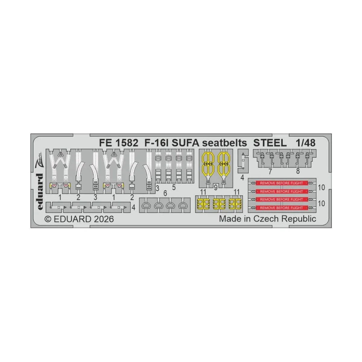 F-16I SUFA for Great Wall Hobby, 1/48 - Eduard Accessories BIG49477
