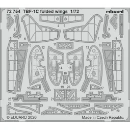 TBF-1C (folded wings) for Hobby Boss, 1/72 - Eduard Accessories BIG...