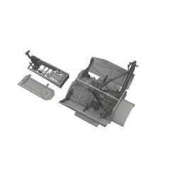 F-16C wheel bays & legs standard PRINT for Tamiya, 1/48 - Eduard Ac...