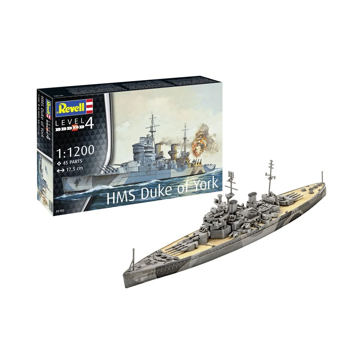 HMS Duke of York, 1/1200 - Revell 05182 HMS Duke of York, 1/1200 - Revell 05182