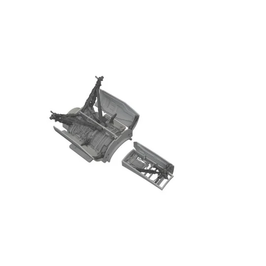 F-16C wheel bays & legs standard PRINT for Tamiya, 1/48 - Eduard Ac...